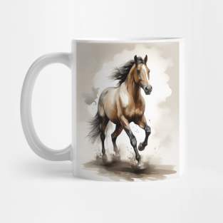 Wild Horse - Watercolor painting Mug